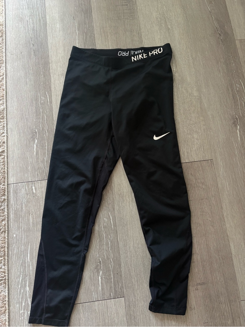 Nike Pro Kids Black Compression Leggings